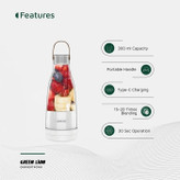 شیکر شارژی قابل حمل گرین لاین مدل MIXMATE PORTABLE JUICER