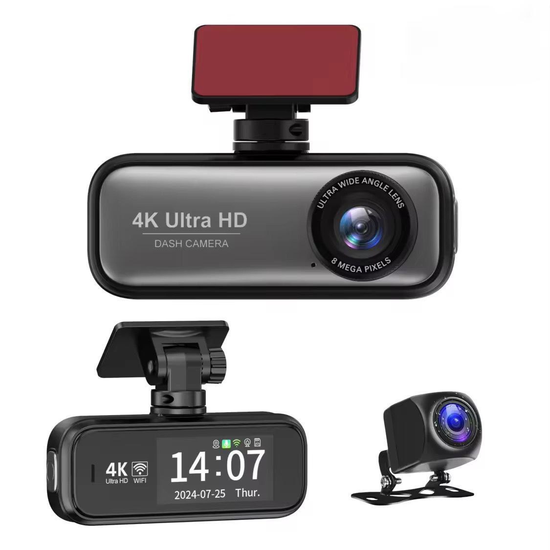 دوربین ثبت وقایع خودرو Dash Camera 4K Ultra HD   