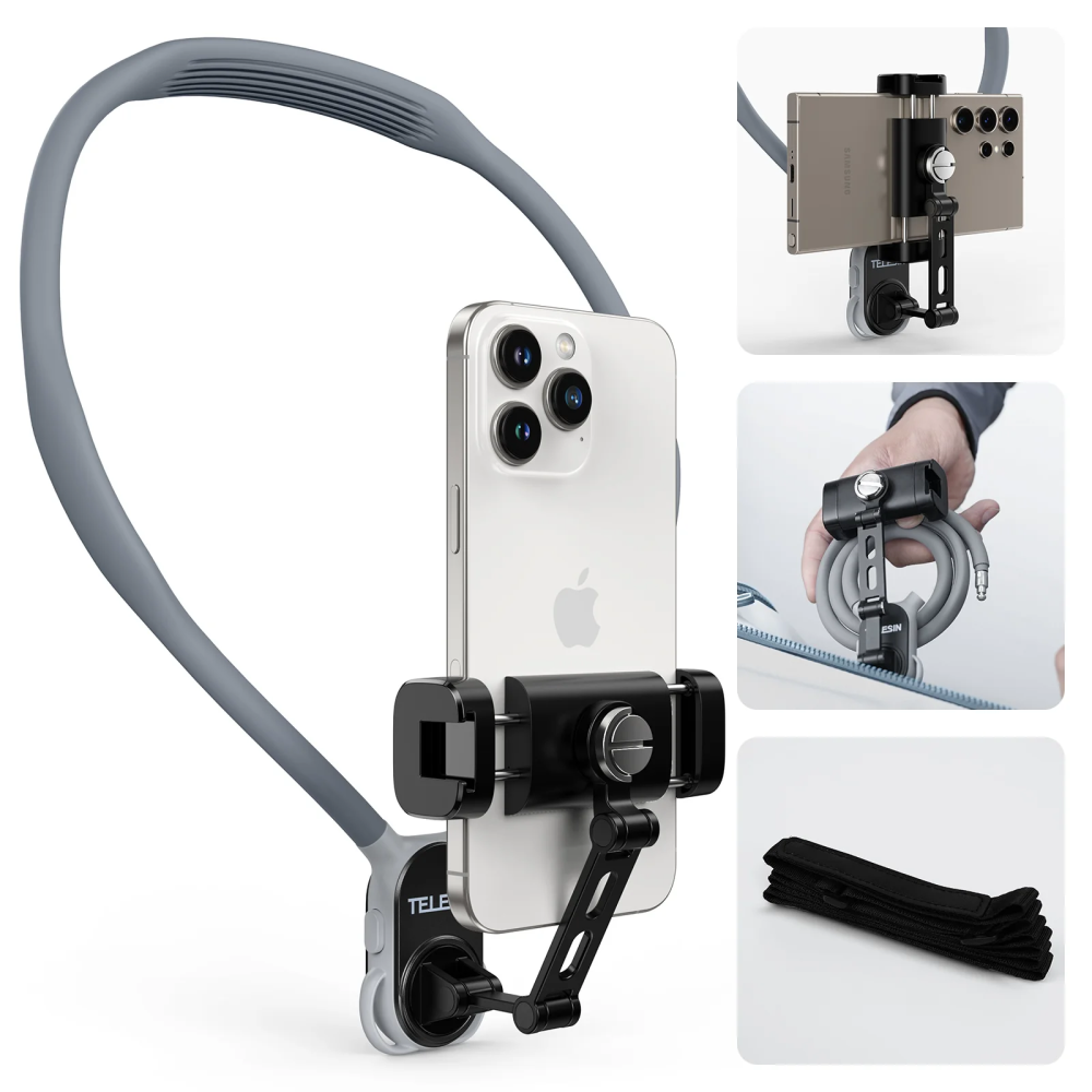 هولدر گردنی Telesin گیره ای POV phone holder