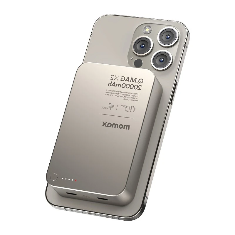 پاوربانک بیسیم مگسیف 35 وات 20000 میلی‌آمپر مومکس مدل Momax Q.Mag X2 IP133