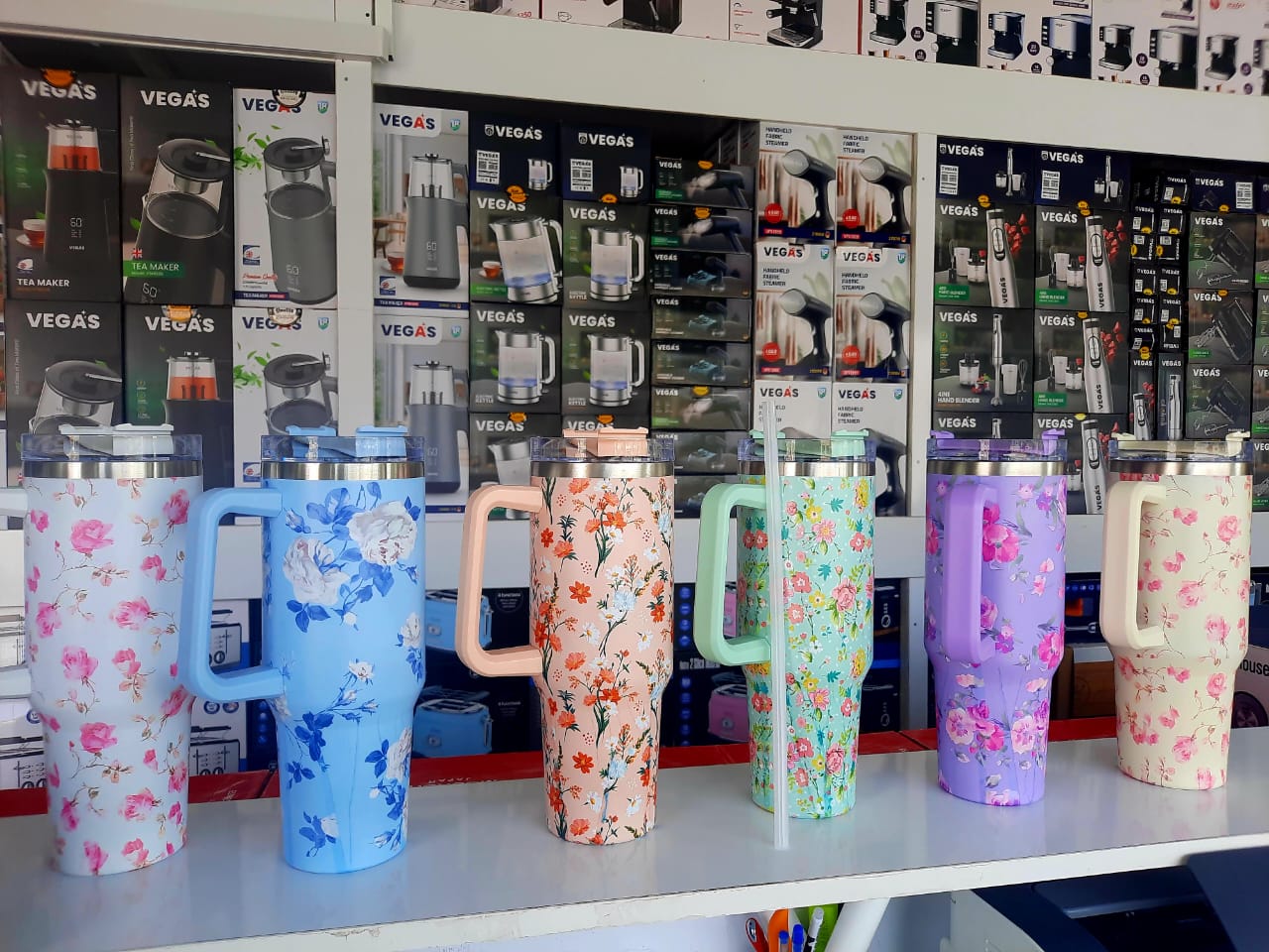 ماگ استنلی طرح گلدار 