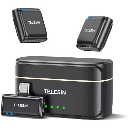 میکروفن یقه ای Telesin Mobile Microphone کیفیت عالی