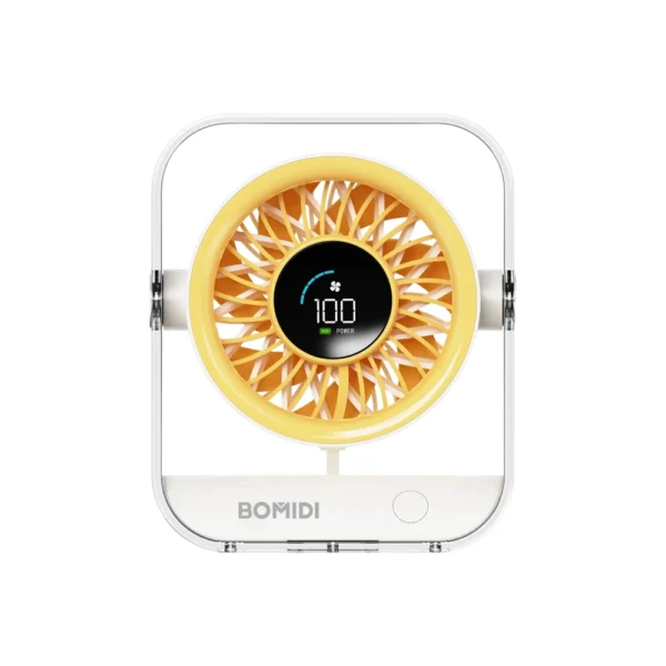 پنکه رومیزی شیائومی مدل Bomidi Portable 7-Blade Desktop Fan DF03
