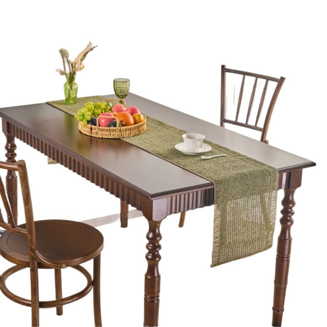 رانر و زیر بشقابی قهوه و غذا کنفی